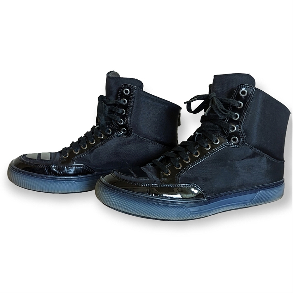 Alejandro Ingelmo Jeddi High Top Designer Sneaker Shoes Black Sz 10